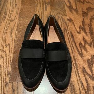 Madewell Black Suede Alex Loafer